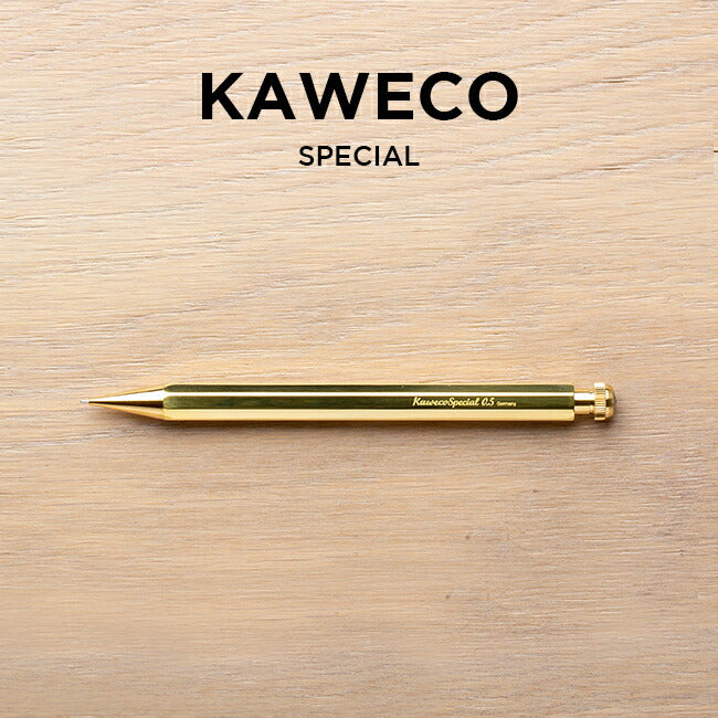 KAWECOカヴェコスペシャルペンシルブラス0.5MM筆記用具文房具ブランドシャープペンシルシャーペンゴールド金ギフトプレゼント