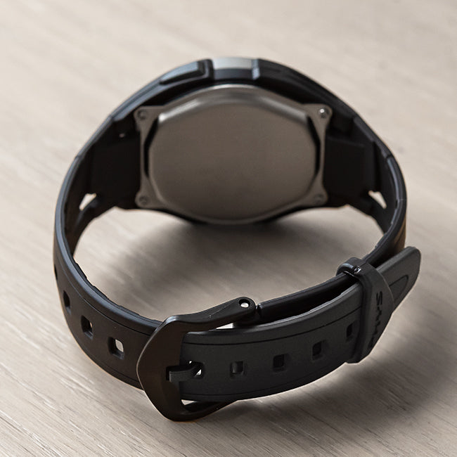 CASIO カシオ STR-300C-1 ブラック グレー文字盤 デジタル レディース 腕時計 ベルト