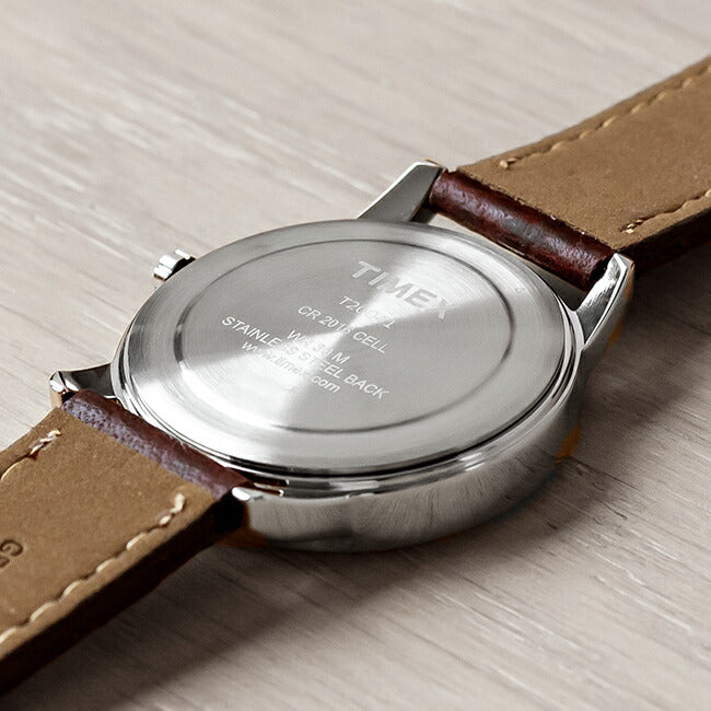 【日本未発売】TIMEXEASYREADERタイメックスイージーリーダーデイデイト35MMT20041腕時計時計ブランドメンズレディースアナログシルバーホワイト白レザー革ベルト海外モデルギフトプレゼント