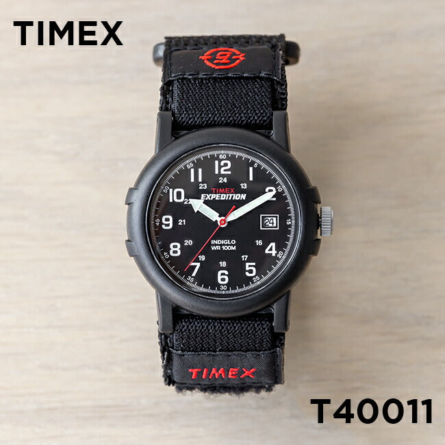 【日本未発売】TIMEXEXPEDITIONタイメックスエクスペディションキャンパー38MMT40011腕時計時計ブランドメンズレディースミリタリーアナログブラック黒ナイロンベルト海外モデルギフトプレゼント