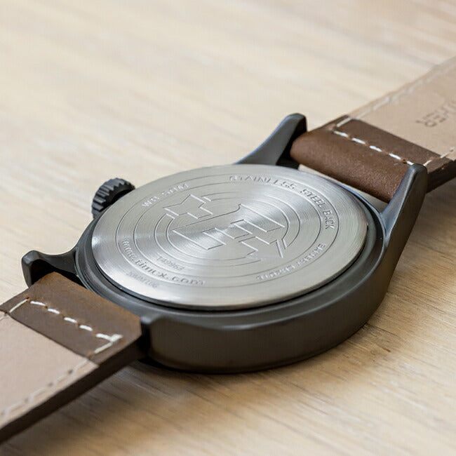 TIMEXEXPEDITIONタイメックスエクスペディションスカウト40MMT49963腕時計時計ブランドメンズレディースミリタリーアナログブラック黒ベージュレザー革ベルトギフトプレゼント