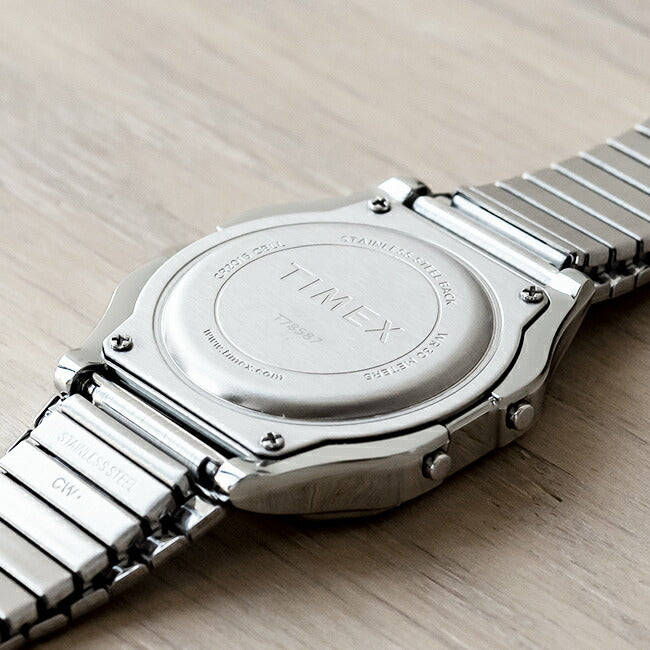 TIMEXCLASSICタイメックスクラシックデジタルT78587腕時計時計ブランドメンズレディースシルバーブラック黒ギフトプレゼント