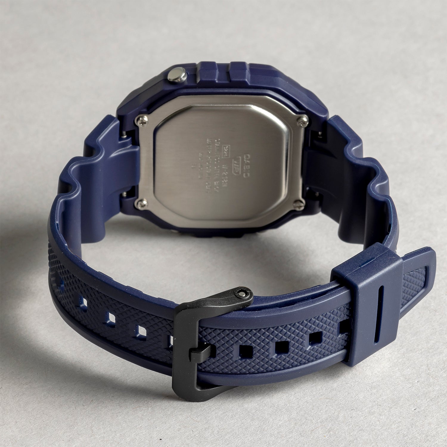 CASIO カシオ W-218H-2A ネイビー ブラック文字盤 デジタル メンズ 腕時計 ベルト