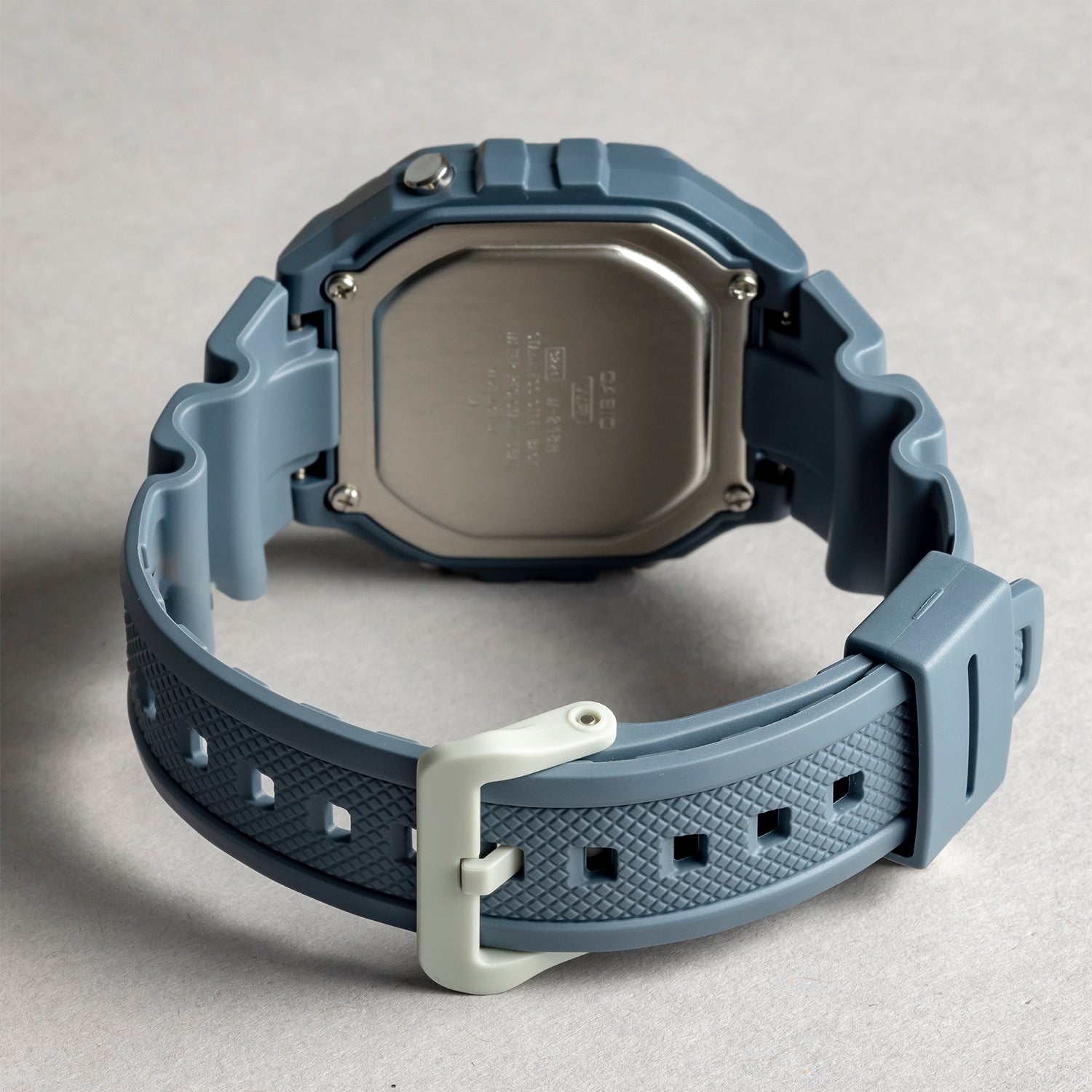 CASIO カシオ W-218HC-2A ブルー ホワイト文字盤 デジタル ユニセックス 腕時計 ベルト