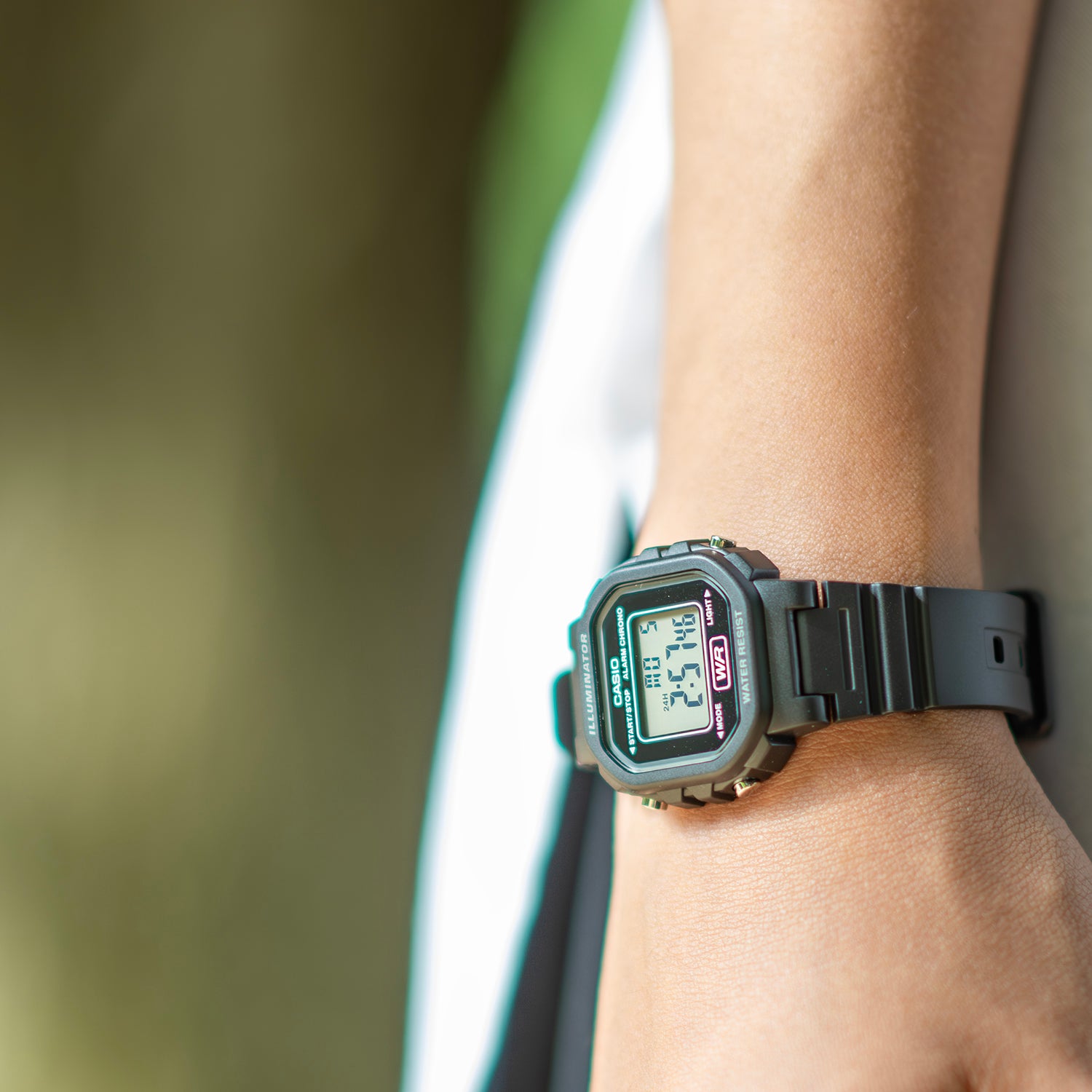 CASIO カシオ LA-20WH-1A ブラック ブラック文字盤 デジタル レディース 腕時計