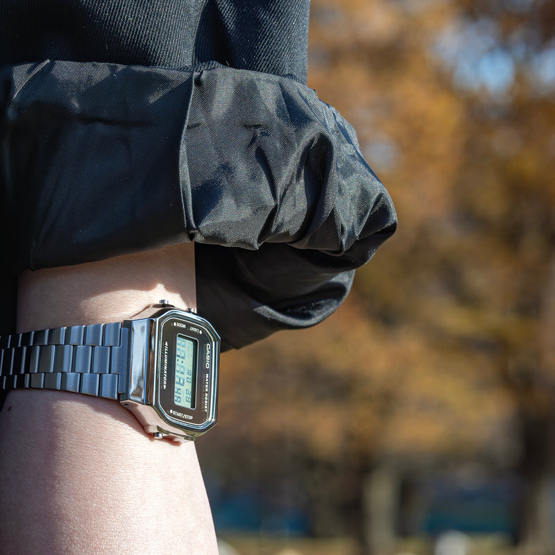 CASIO カシオ A168WEM メンズ 腕時計 日常生活用防水 10年保証