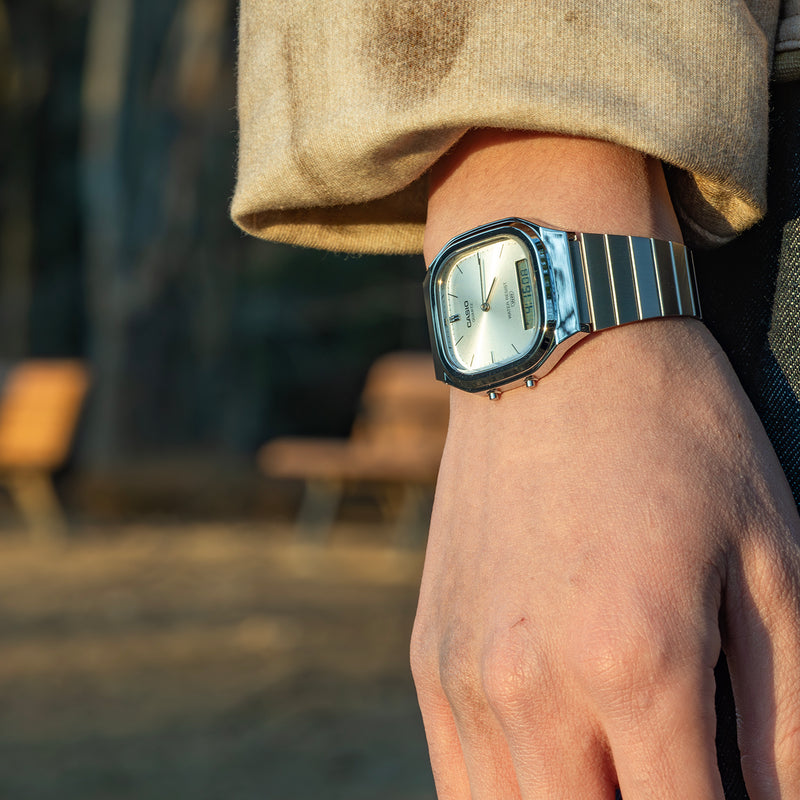 CASIO カシオ AQ-240E メンズ 腕時計 日常生活用防水 10年保証