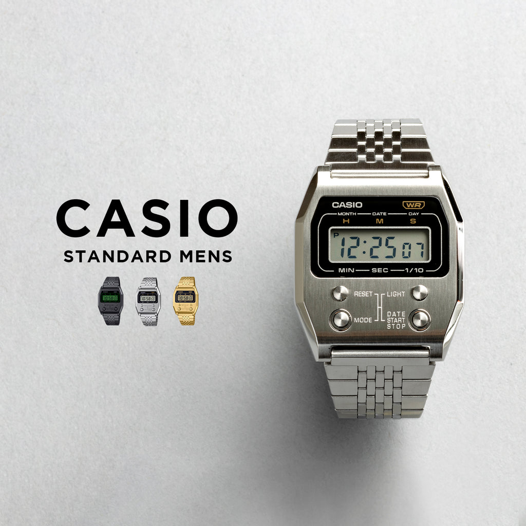 CASIO カシオ A1100 メンズ 腕時計 日常生活用防水 10年保証
