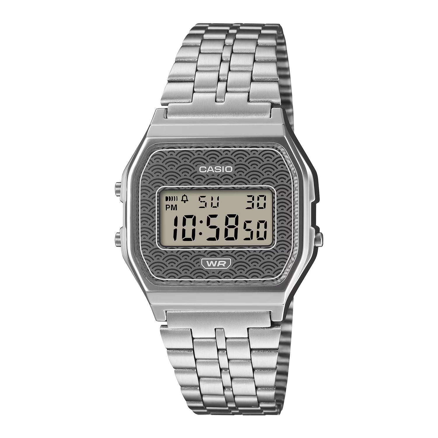 CASIO カシオ A159WEVJ-7 シルバー グレー文字盤 デジタル メンズ 腕時計