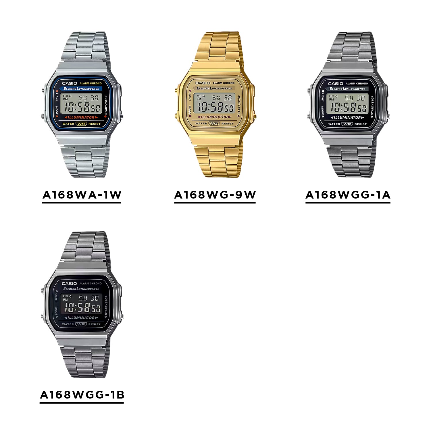 Casio Standard Mens A168W.