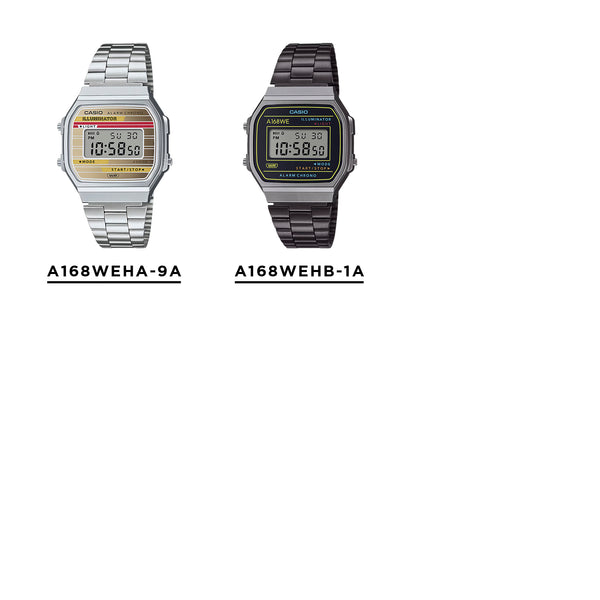 Casio Standard Heritage Colors Mens <br>A168WEH