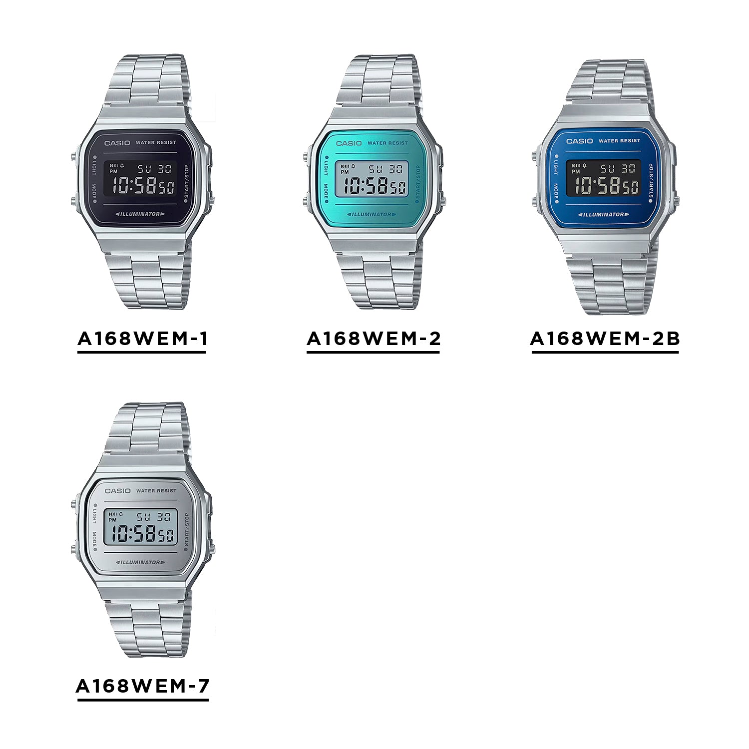 Casio Standard Mens A168WEM 腕時計 a168wem_2