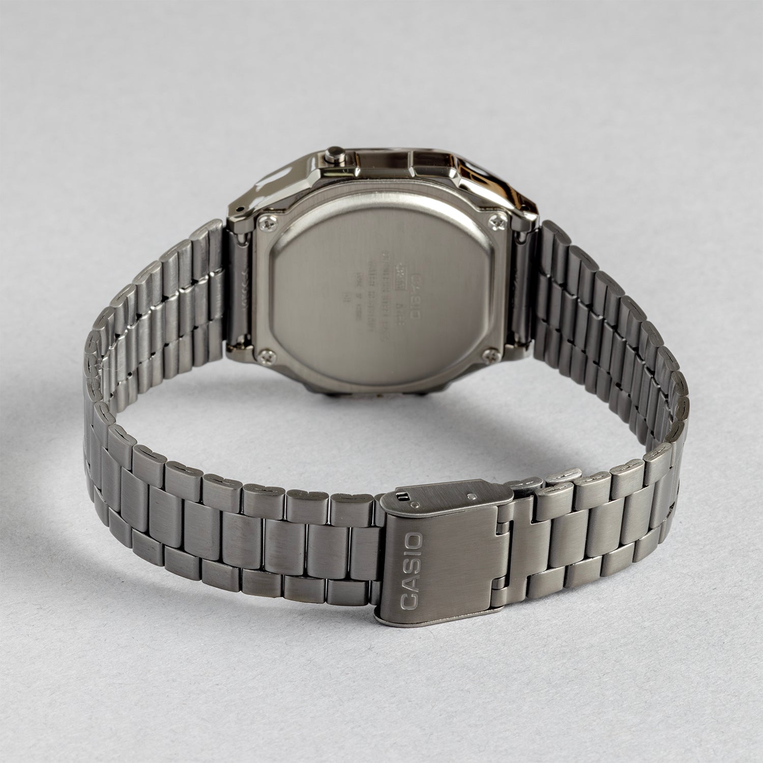CASIO カシオ A168WGG-1A ガンメタ ブラック文字盤 デジタル メンズ 腕時計 ベルト