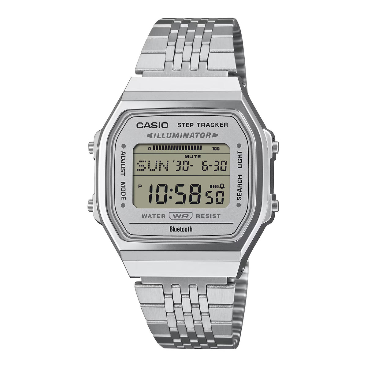 CASIO カシオ ABL-100WE-7A シルバー シルバー文字盤 デジタル メンズ 腕時計