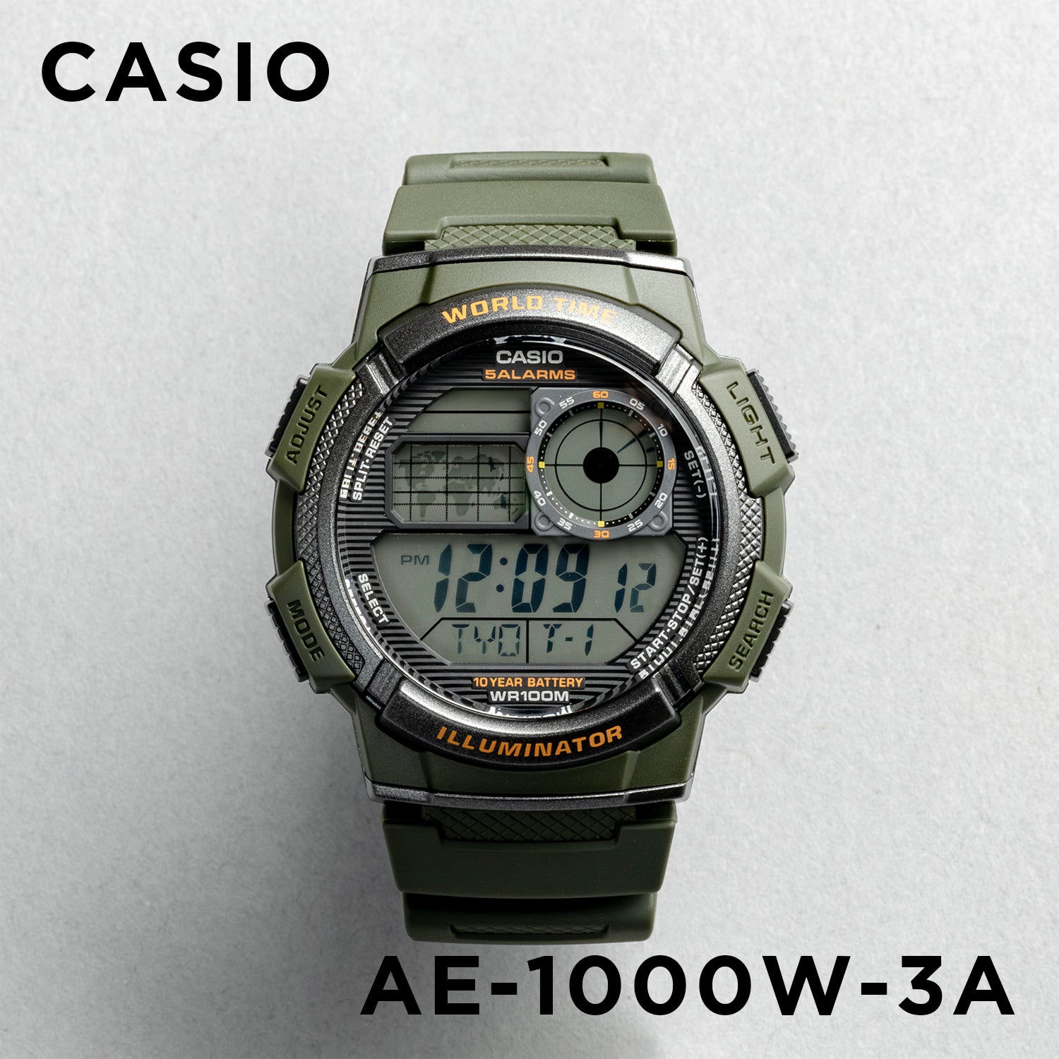 Casio Standard Mens AE-1000W 腕時計 ae-1000w-3a_1