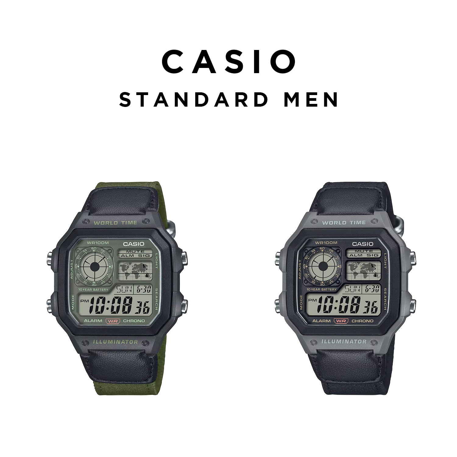 CASIO カシオ AE-1200WHUB デジタル メンズ 腕時計