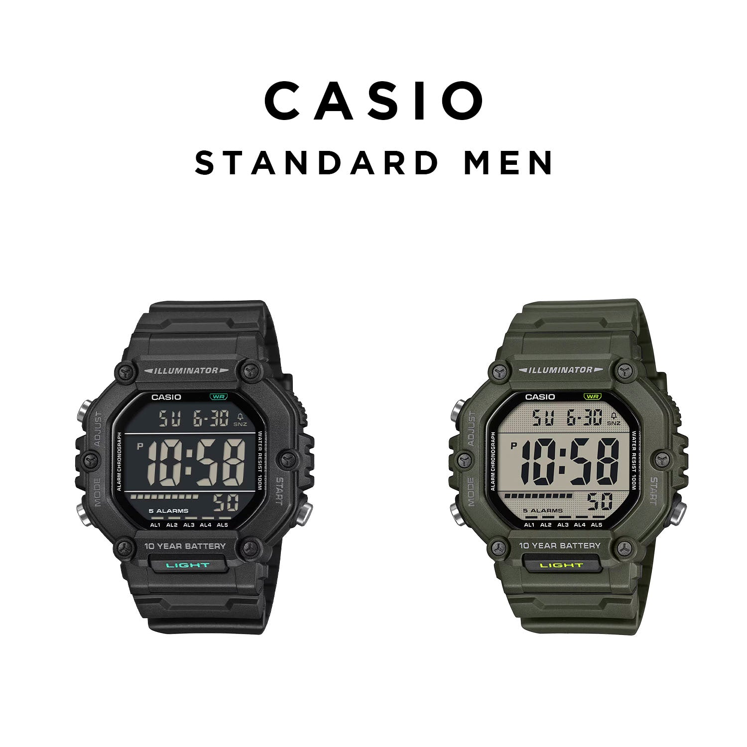 CASIO カシオ AE-1600HX デジタル メンズ 腕時計