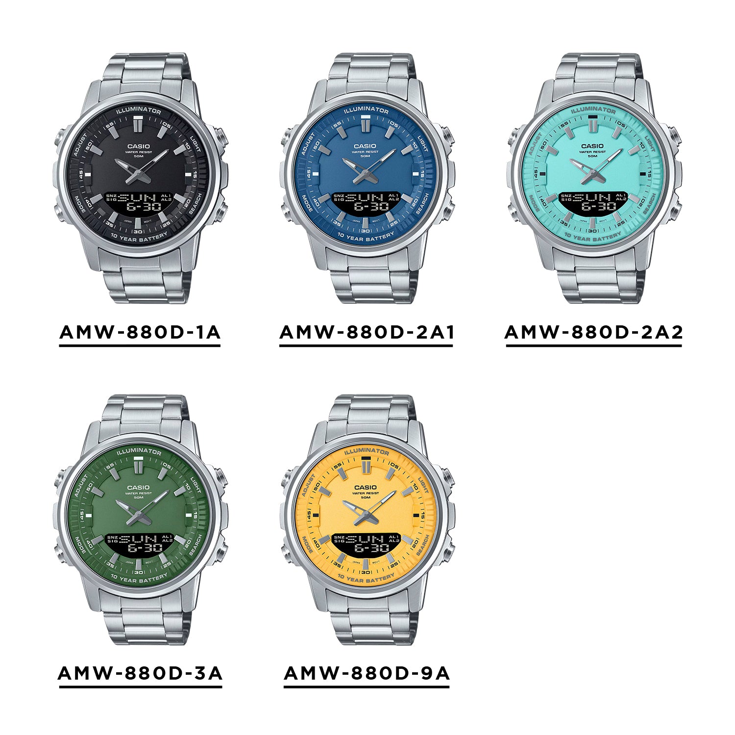 Casio Standard Mens AMW-880D.腕時計amw-880d_2