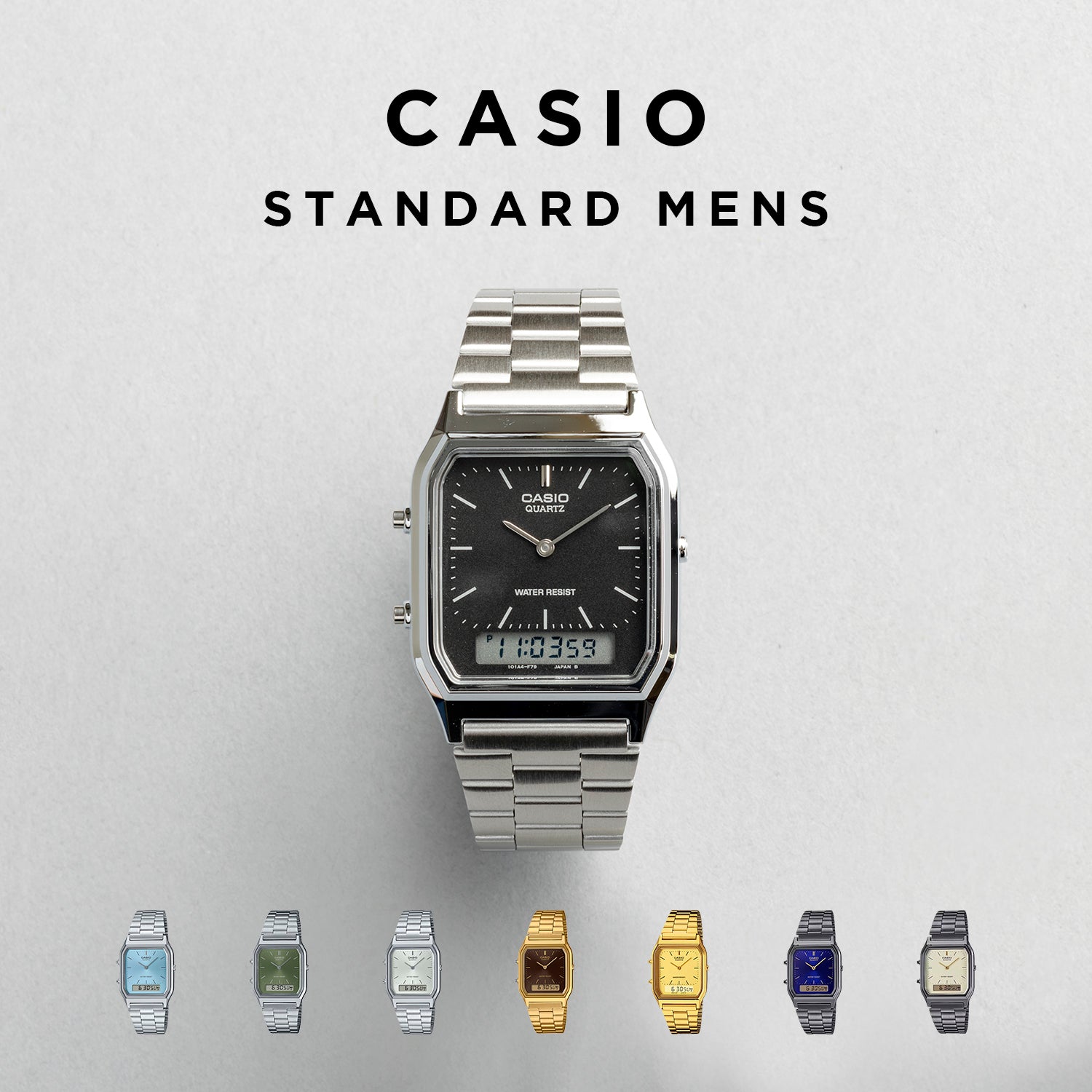 Casio Standard Mens AQ-230A.GA.GG* 腕時計 aq-230a_1