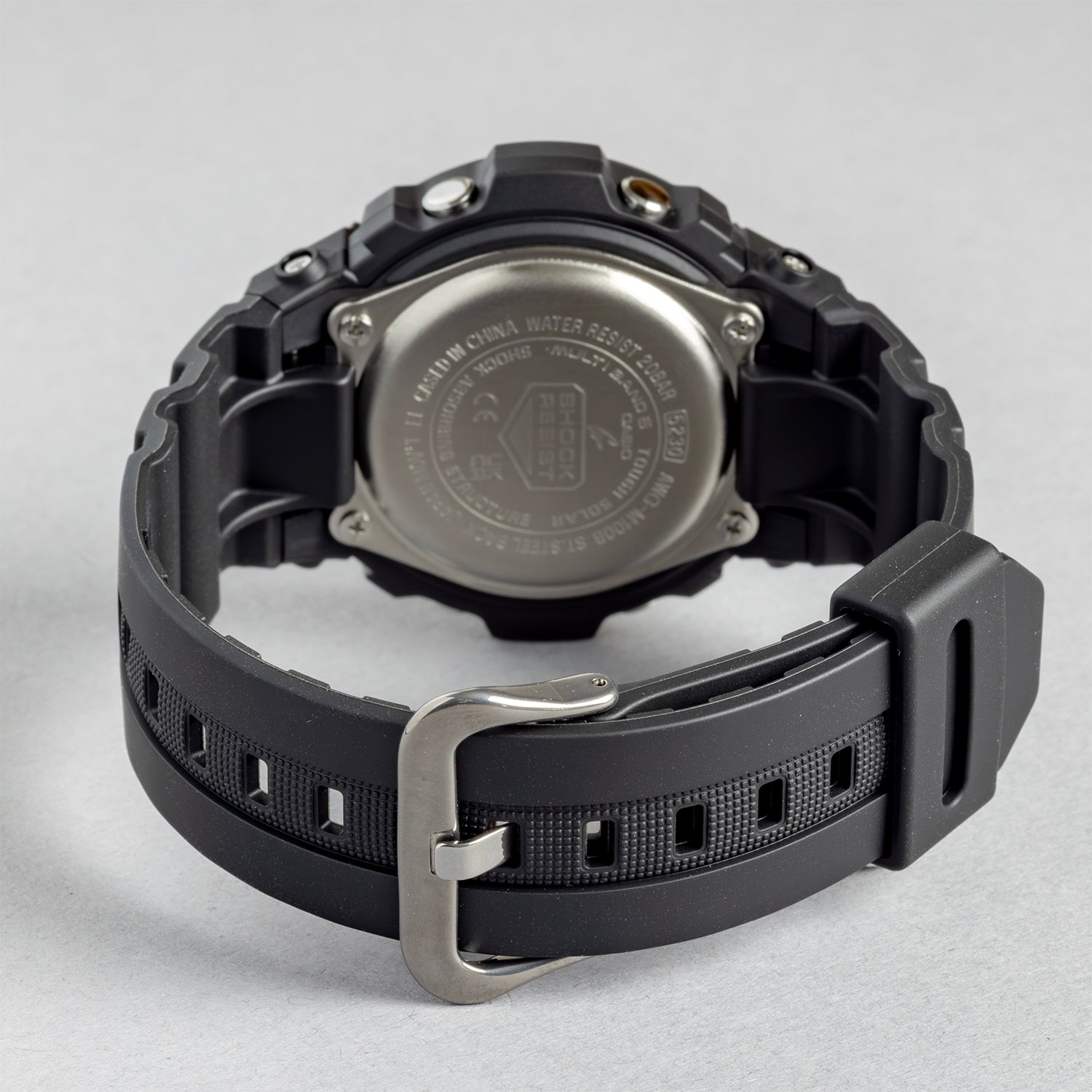 CASIO カシオ AWG-M100B-1A ブラック ブラック文字盤 アナデジ G-SHOCK メンズ 腕時計 ベルト