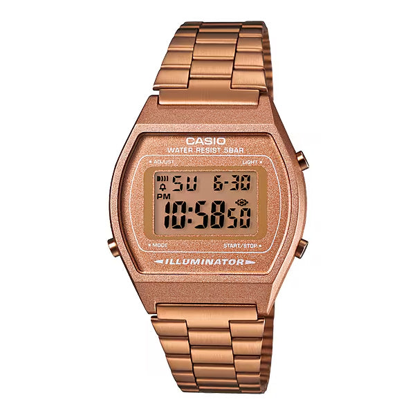 CASIO カシオ B640WC-5A ローズゴールド ローズゴールド文字盤 デジタル メンズ 腕時計