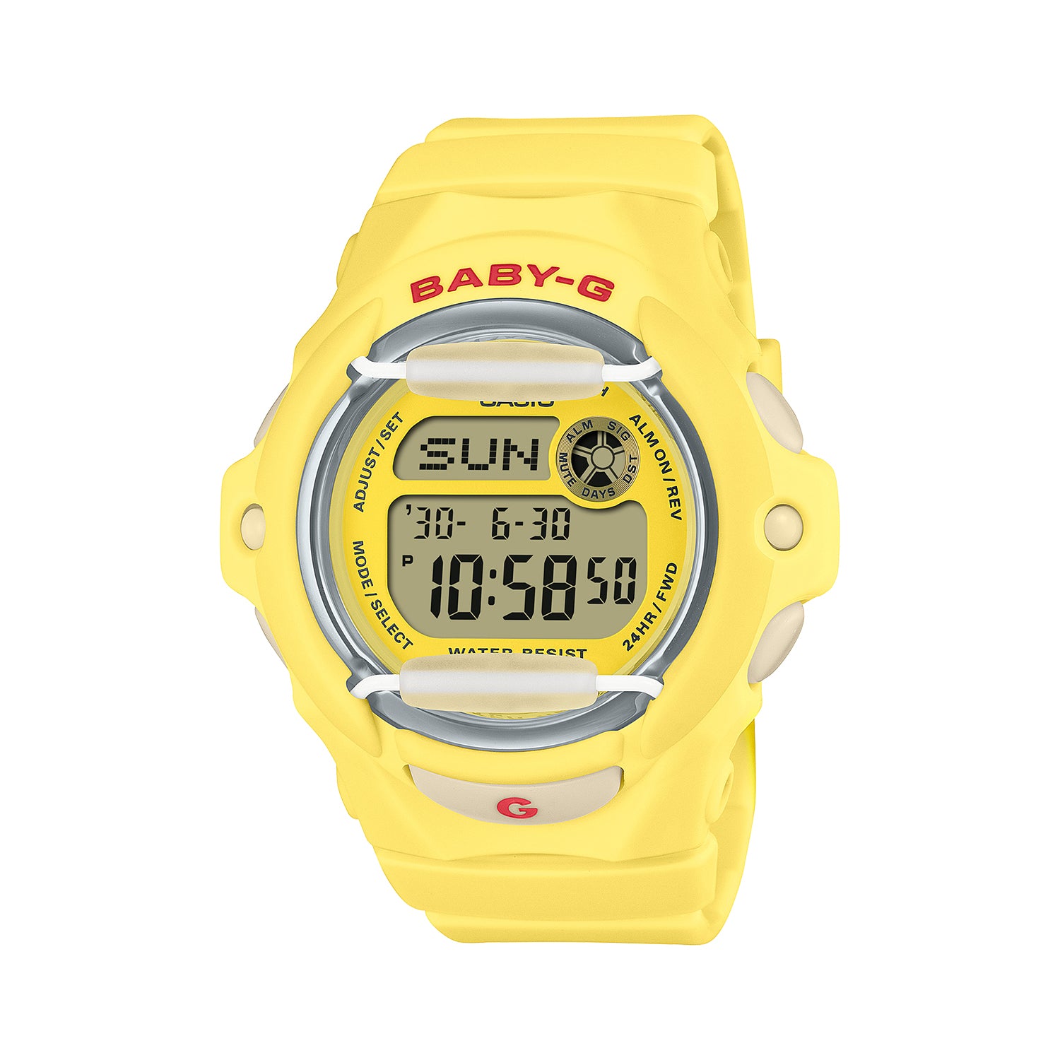 CASIO カシオ BG-169CH-9 イエロー イエロー文字盤 デジタル レディース 腕時計