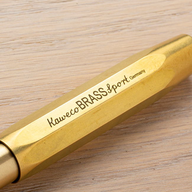 KAWECO カヴェコ ブラススポーツ ゴールド 万年筆 筆記具