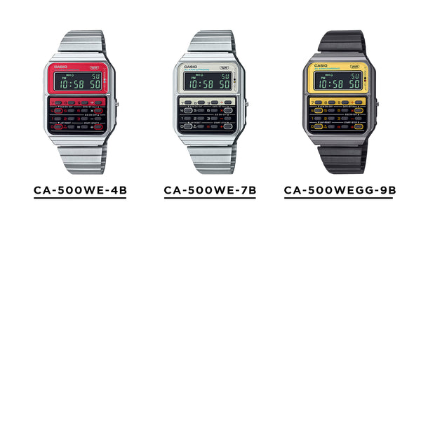 Casio Standard Calculator Heritage Colors CA-500WE 腕時計 ca-500we-1_2