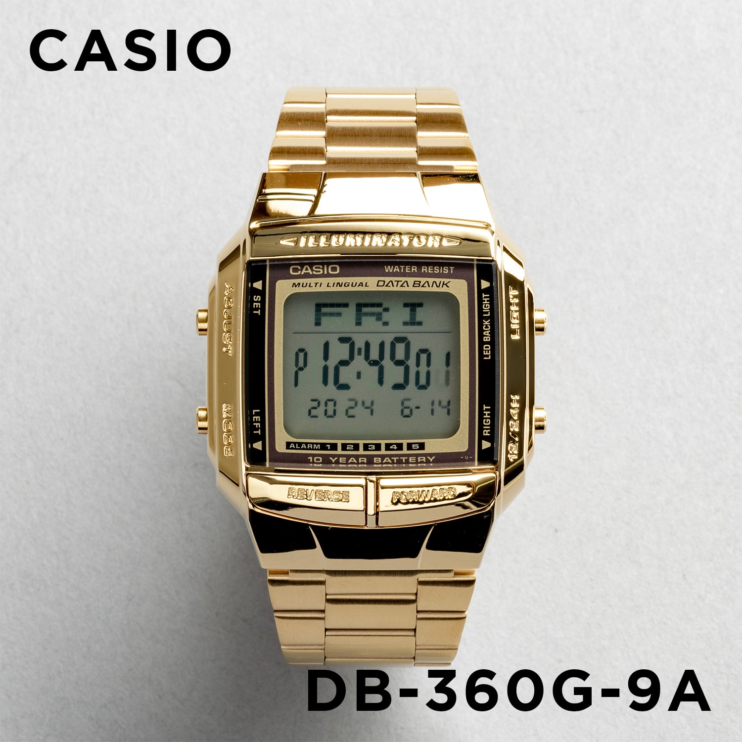 Casio Data Bank DB-360 腕時計 db-360g-9a_1