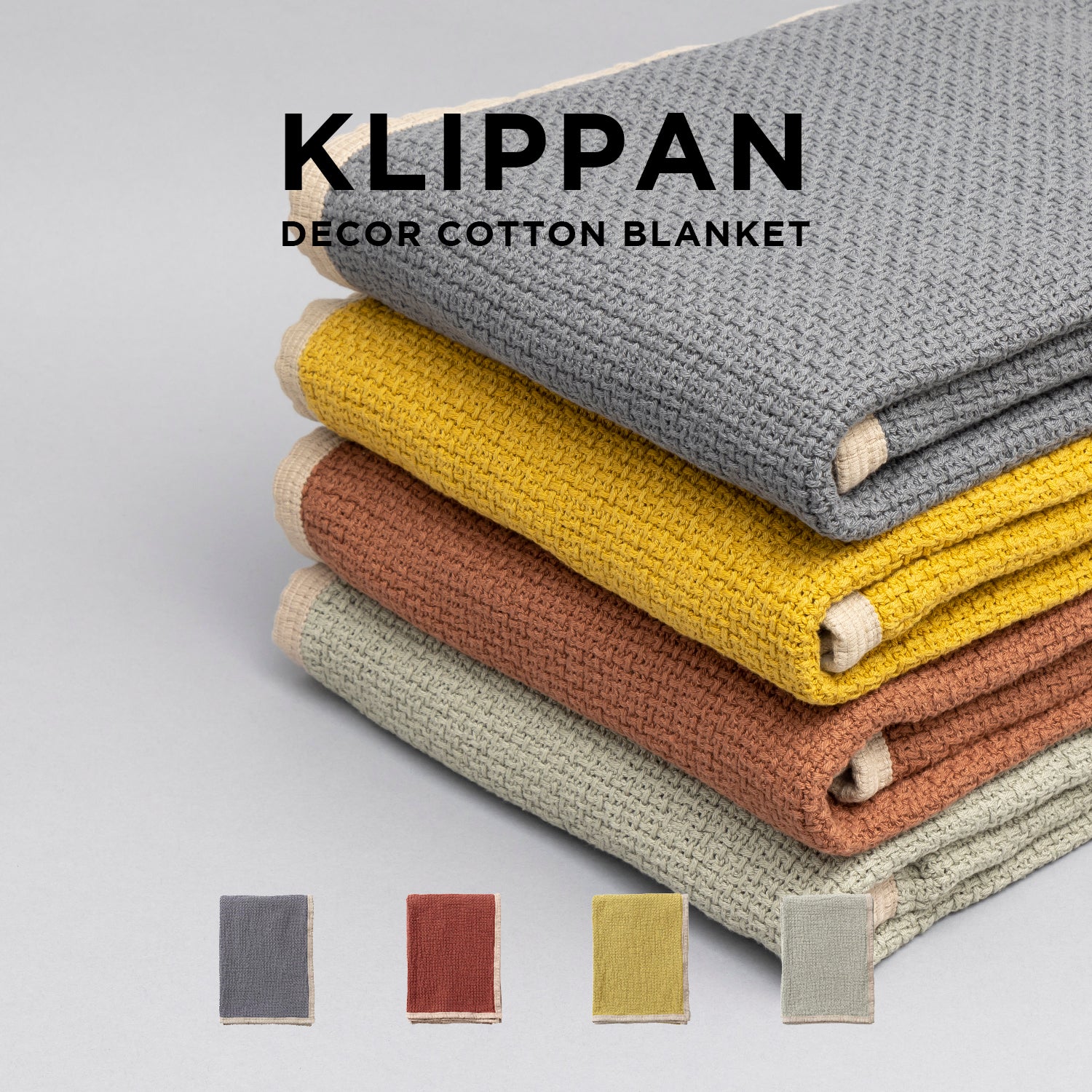 KLIPPAN DECOR COTTON BLANKET ブランケット decor_cotton_blanket_1