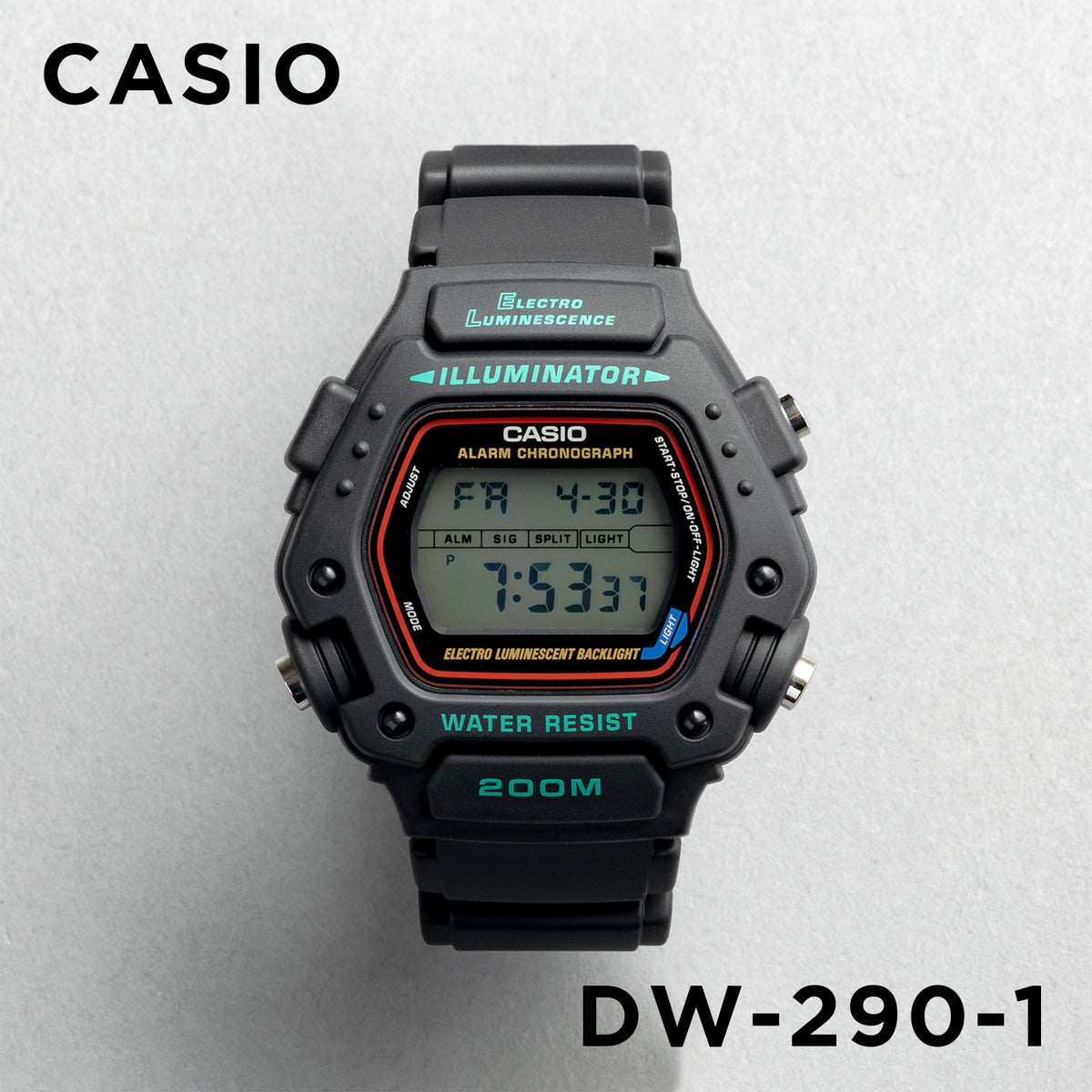 CASIO カシオ 【生産完了】<bc>DW-290-1 メンズ 腕時計 20気圧防水 10 