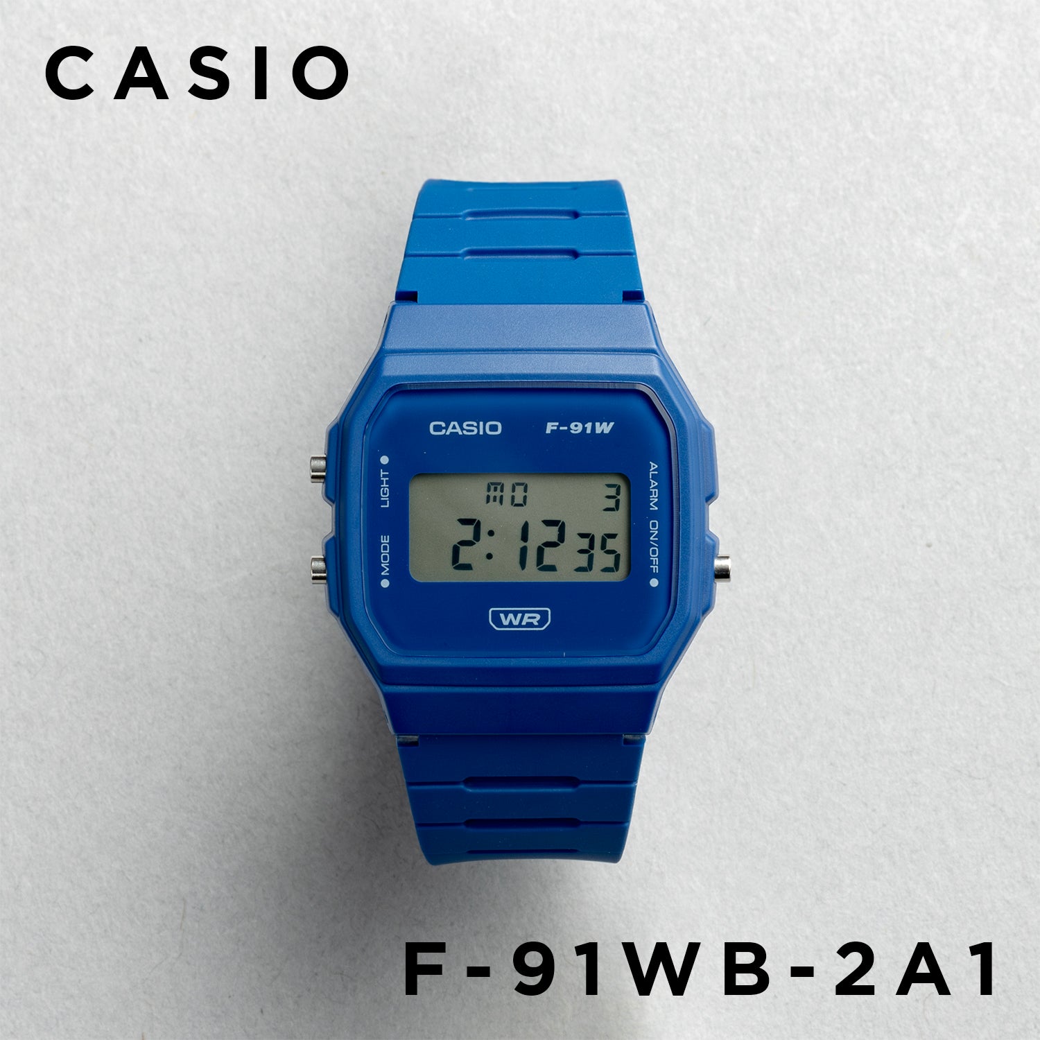 Casio Standard Mens F-91WB. 腕時計 f-91wb-2a1_1