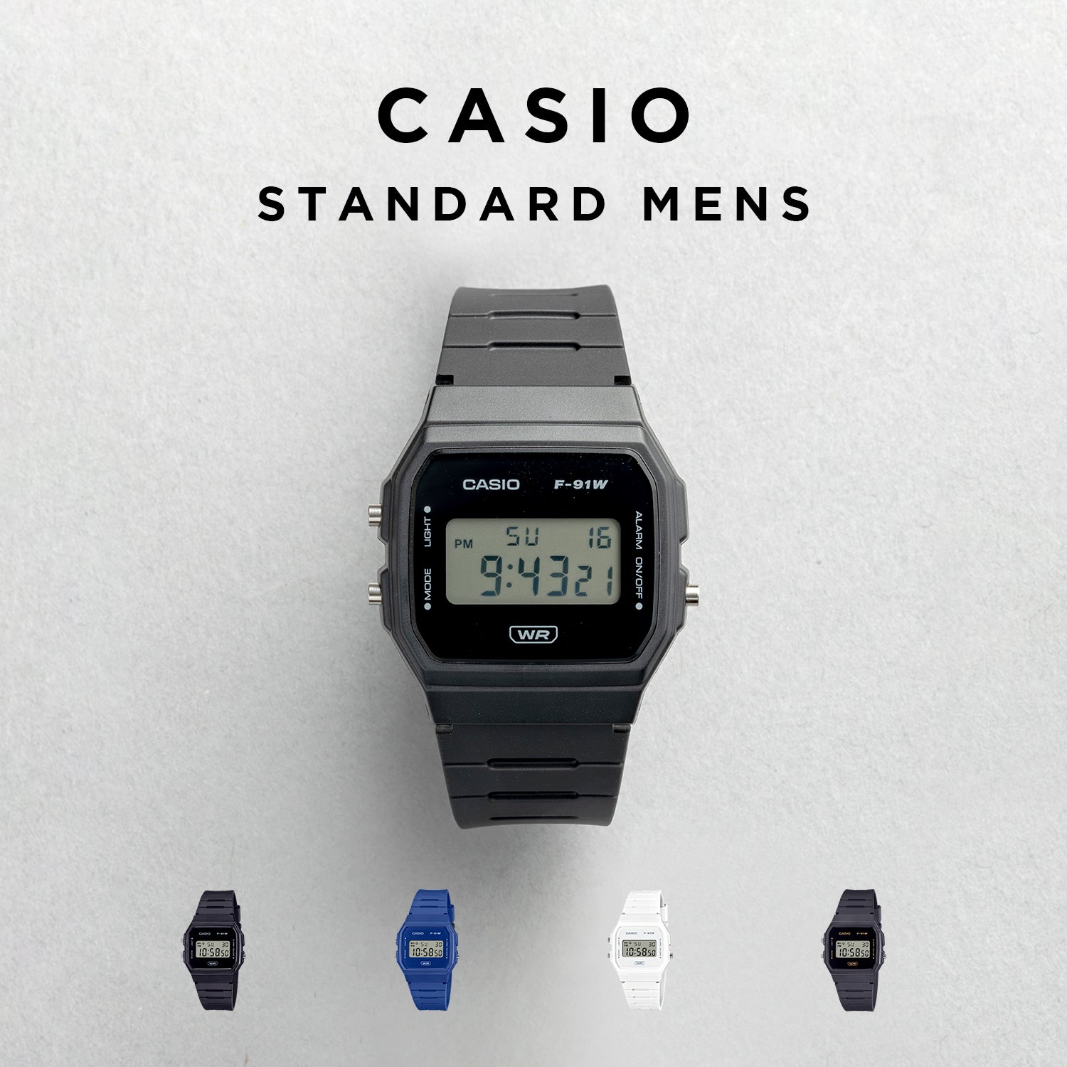 Casio Standard Mens F-91WB. 腕時計 f-91wb_1