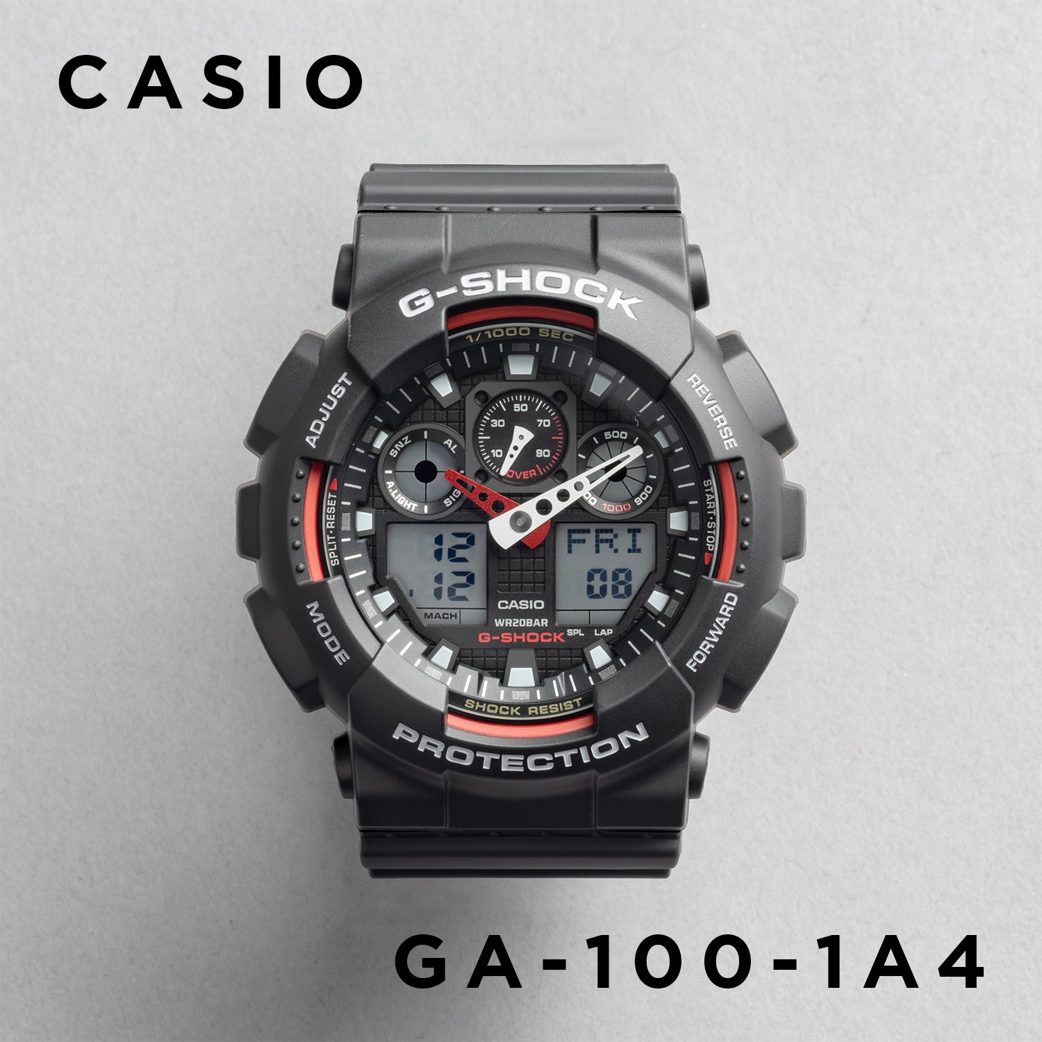 CASIO カシオ GA-100* メンズ 腕時計 20気圧防水 10年保証