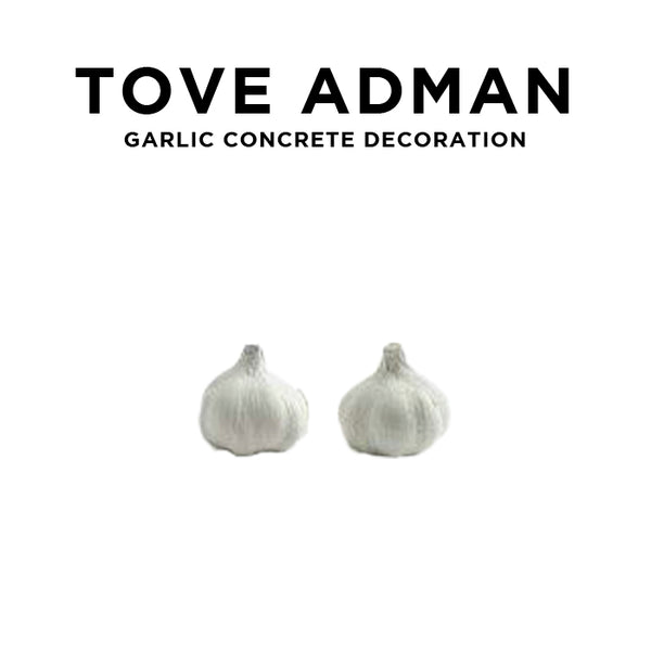 Tove Adman Garlic Concrete Decoration
