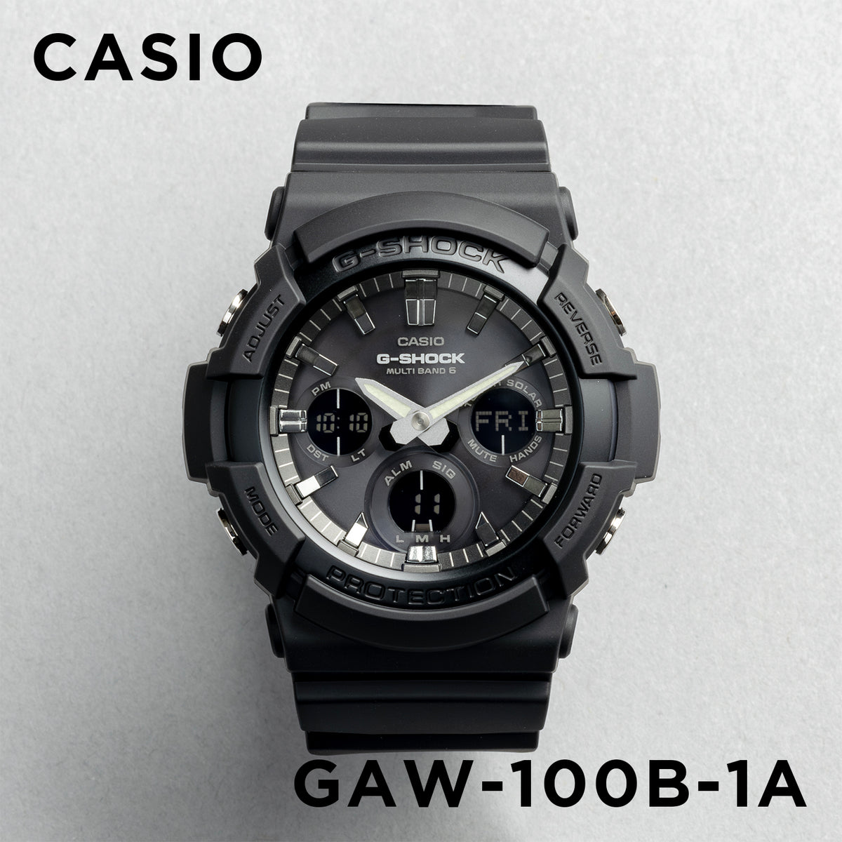 CASIO カシオ GAW-100B-1A* メンズ 腕時計 20気圧防水 10年保証