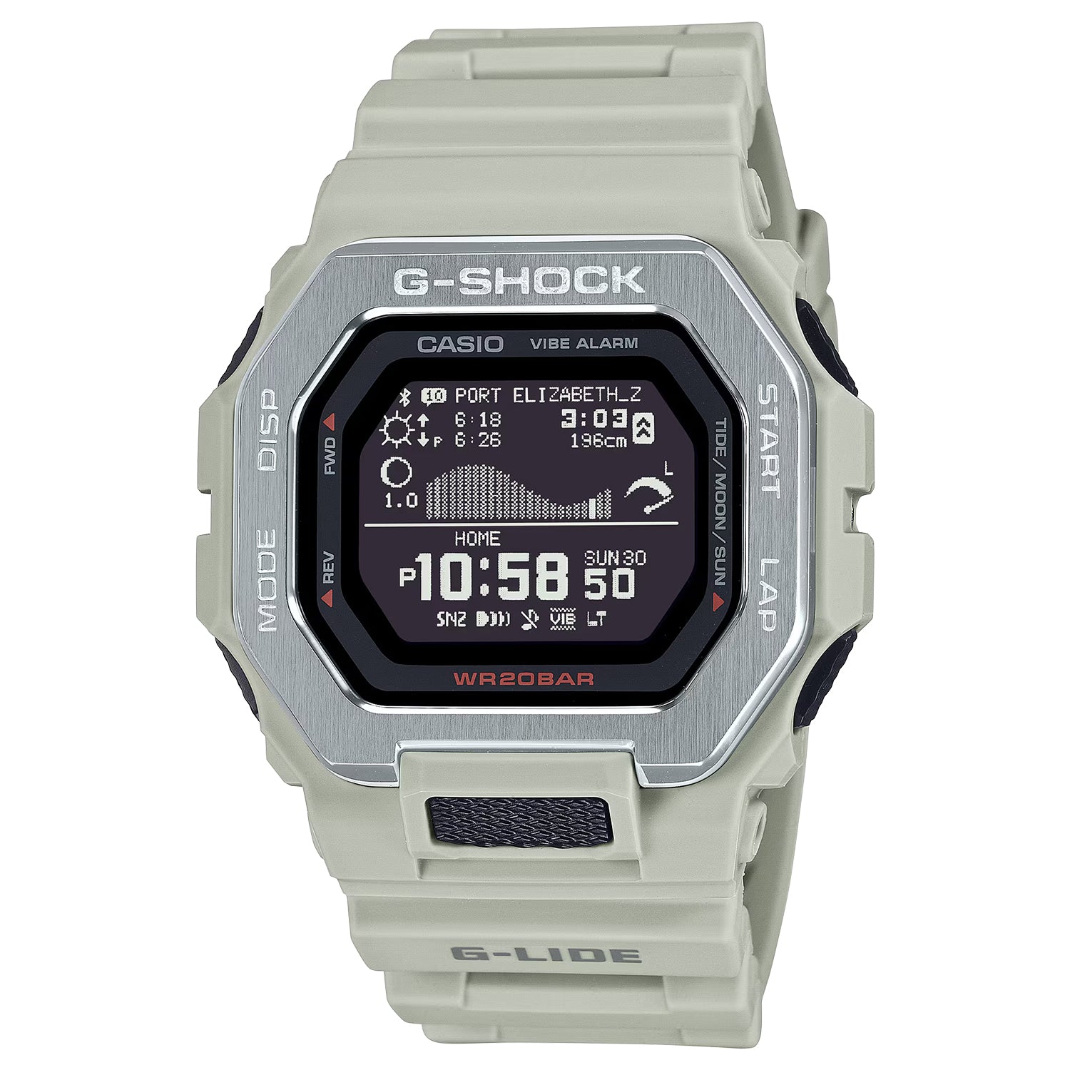 CASIO カシオ GBX-100-8 ベージュ ブラック文字盤 デジタル G-SHOCK メンズ 腕時計