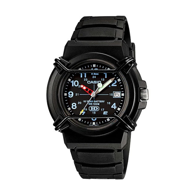 CASIO カシオ HDA-600B-1B ブラック ブラック文字盤 アナログ メンズ 腕時計