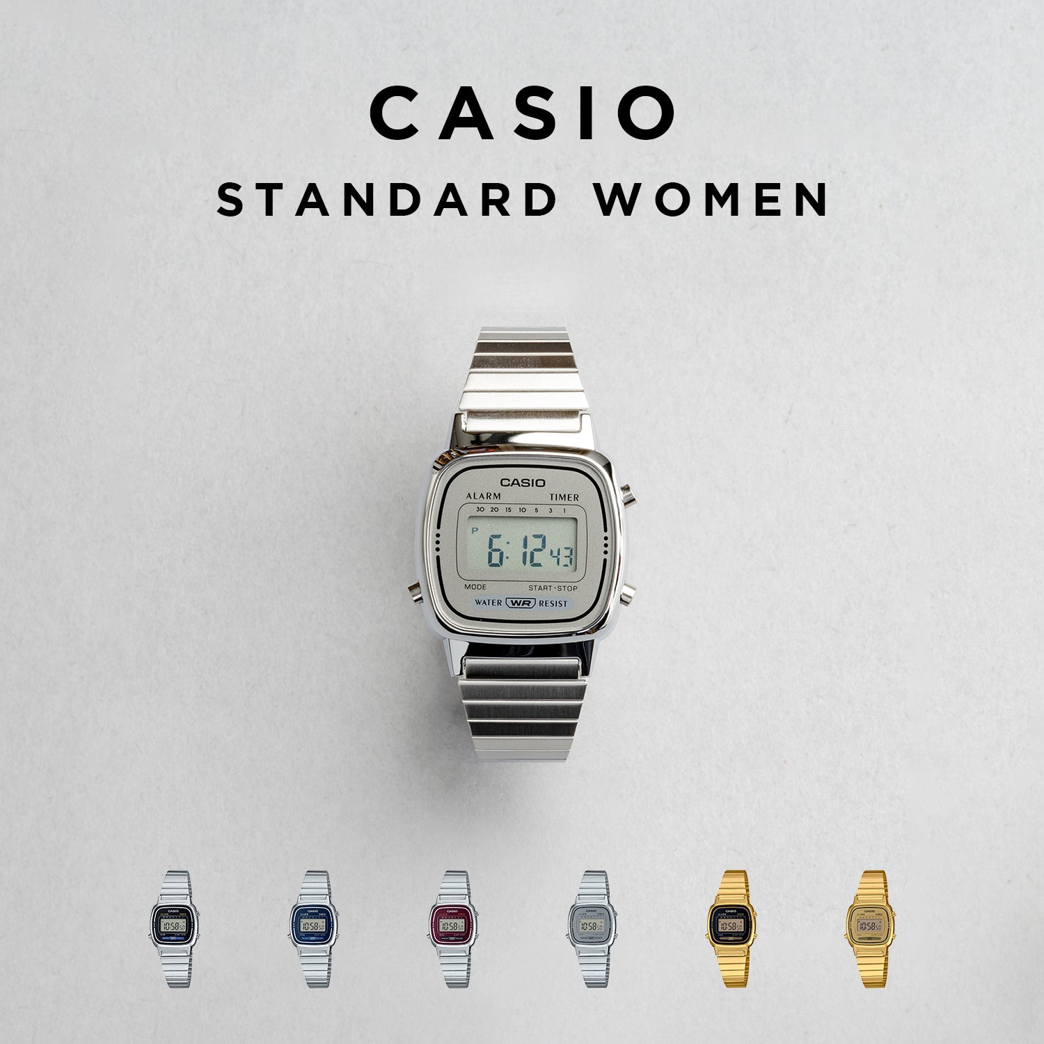 CASIO カシオ LA670 デジタル レディース 腕時計