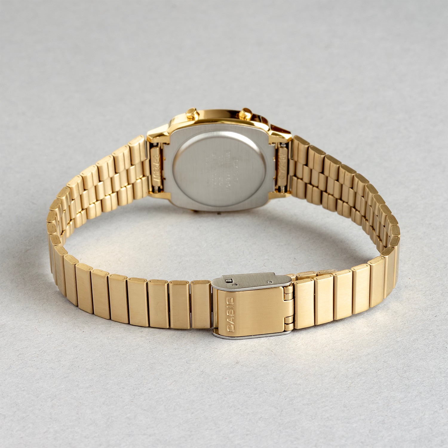 CASIO カシオ LA670WGA-9 ゴールド ゴールド文字盤 デジタル レディース 腕時計 ベルト