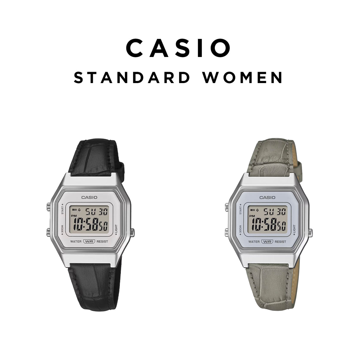 CASIO カシオ LA680WEL レディース 腕時計 日常生活用防水 10年保証