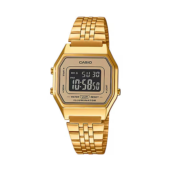 CASIO カシオ LA680WGA-9B ゴールド ゴールド文字盤 デジタル レディース 腕時計