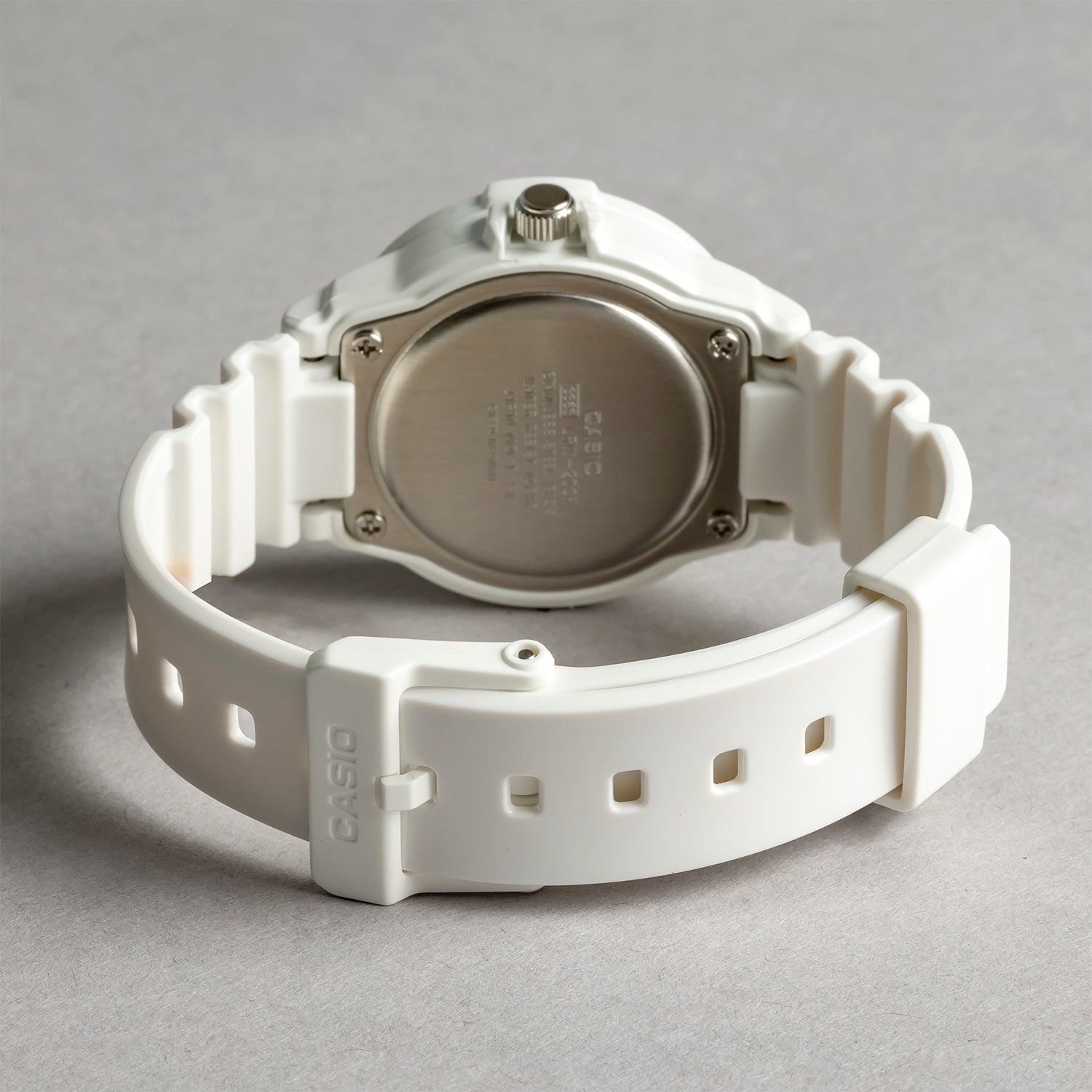 CASIO カシオ LRW-200H-2E2 ホワイト ブルー文字盤 アナログ レディース 腕時計 ベルト