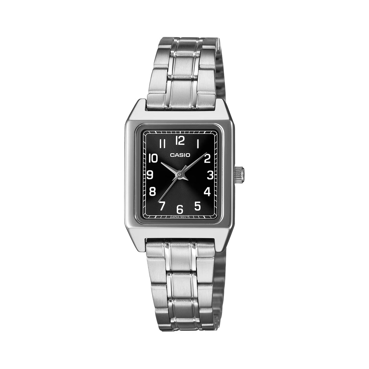 CASIO カシオ LTP-B150DA-1B シルバー ブラック文字盤 アナログ レディース 腕時計 