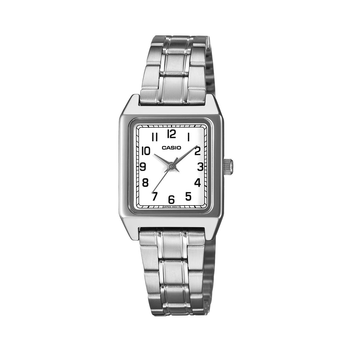 CASIO カシオ LTP-B150DA-7B シルバー ホワイト文字盤 アナログ レディース 腕時計