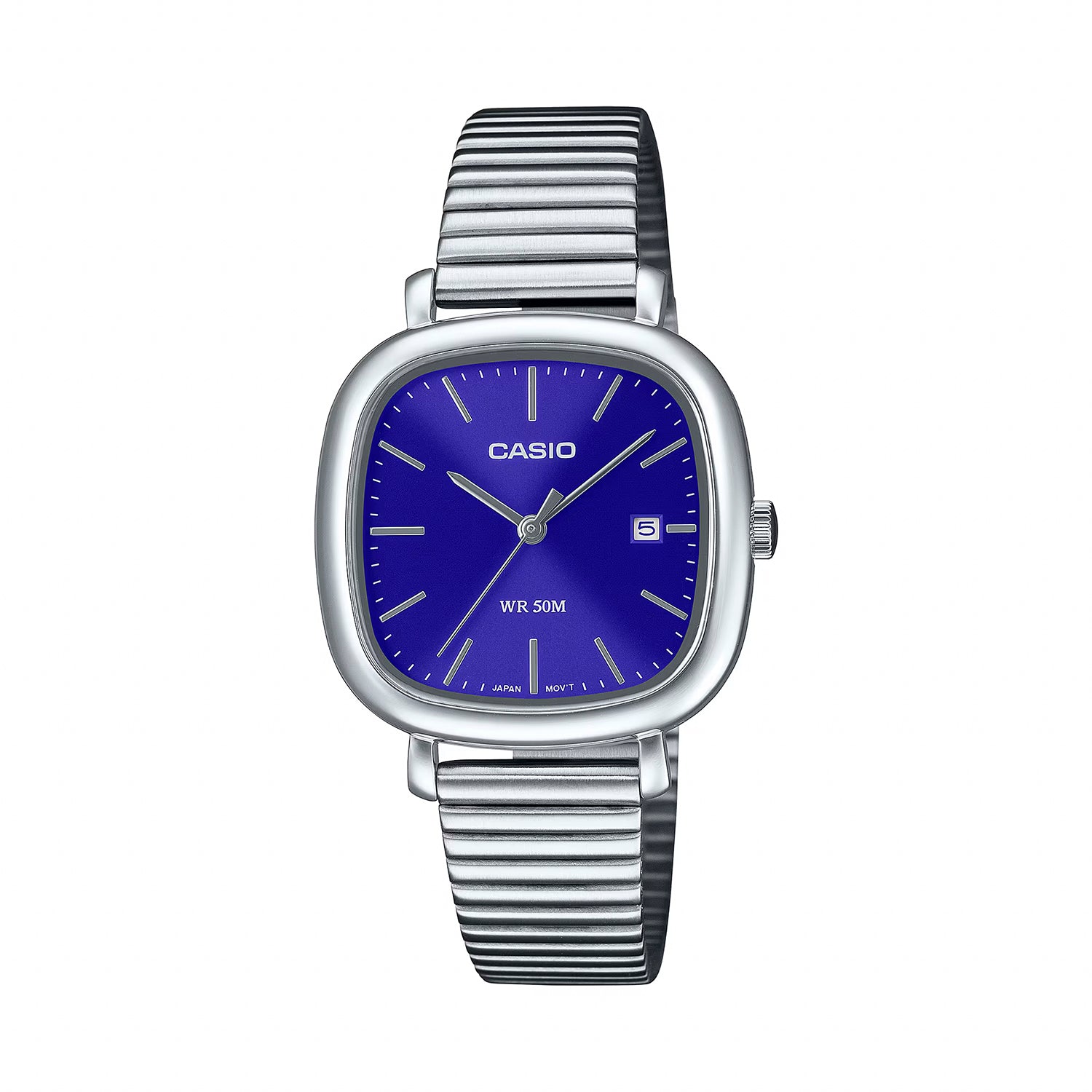 CASIO カシオ LTP-B166D-2A シルバー ブルー文字盤 アナログ レディース 腕時計