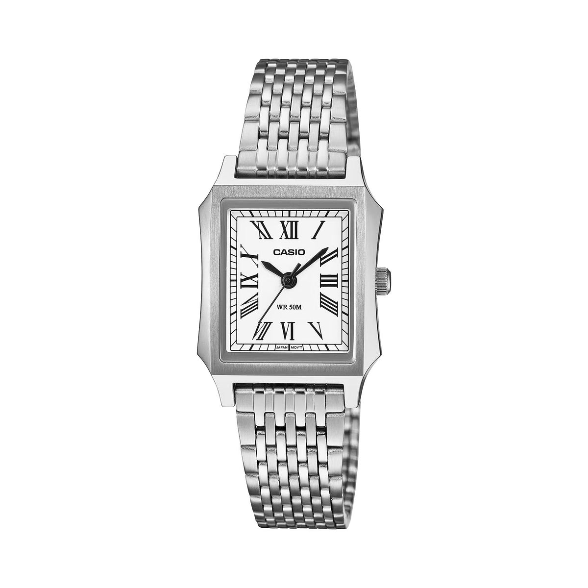 CASIO カシオ LTP-B190D-7B シルバー ホワイト文字盤 アナログ レディース 腕時計 