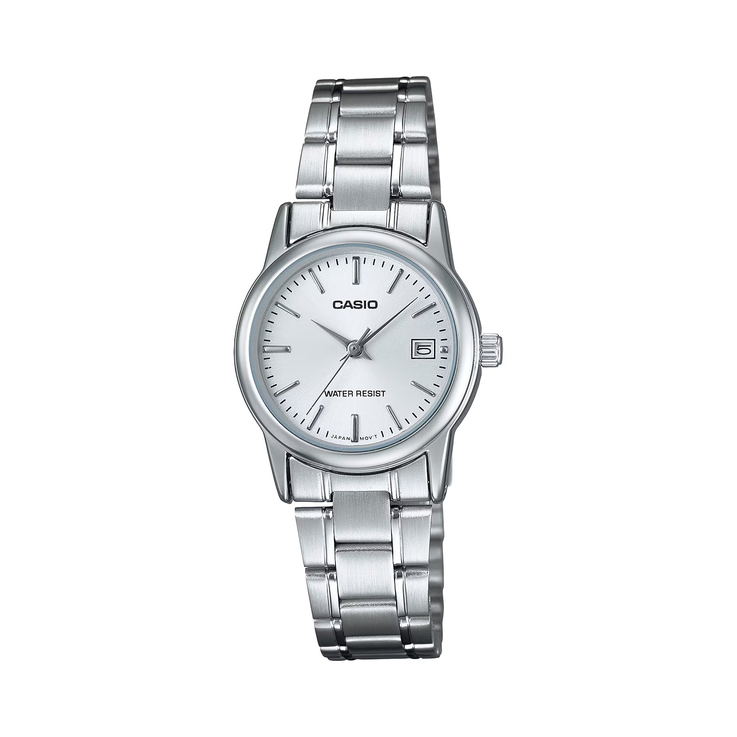 CASIO カシオ LTP-V002D-7A シルバー シルバー文字盤 アナログ レディース 腕時計