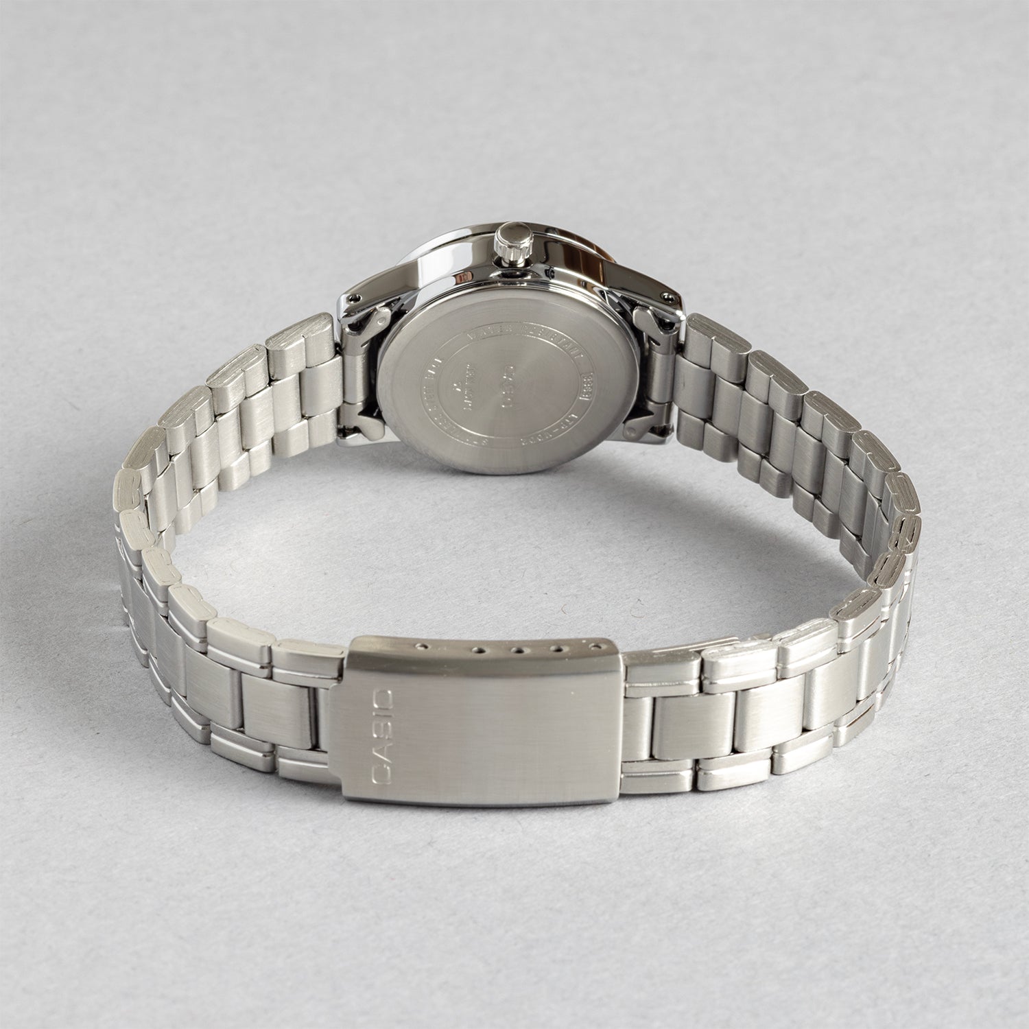 CASIO カシオ LTP-V002D-7A シルバー シルバー文字盤 アナログ レディース 腕時計 ベルト