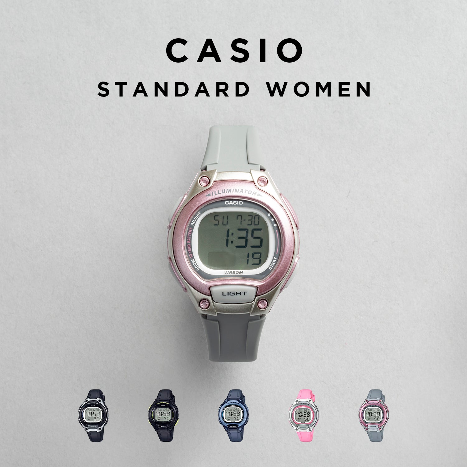 CASIO カシオ LW-203 デジタル レディース 腕時計